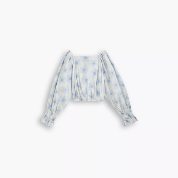 NWT | Levi's Daphne Scrunchie Blouse Starburst Cool Dusk | XL - Picture 8 of 10